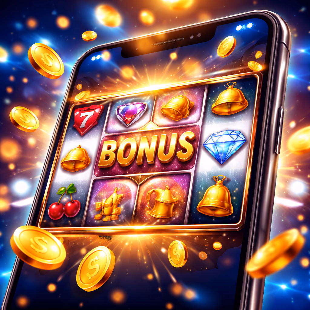 A mobile player in Argentina enjoying colorful ZeusBet slot reels and celebrating a bonus feature on screen.